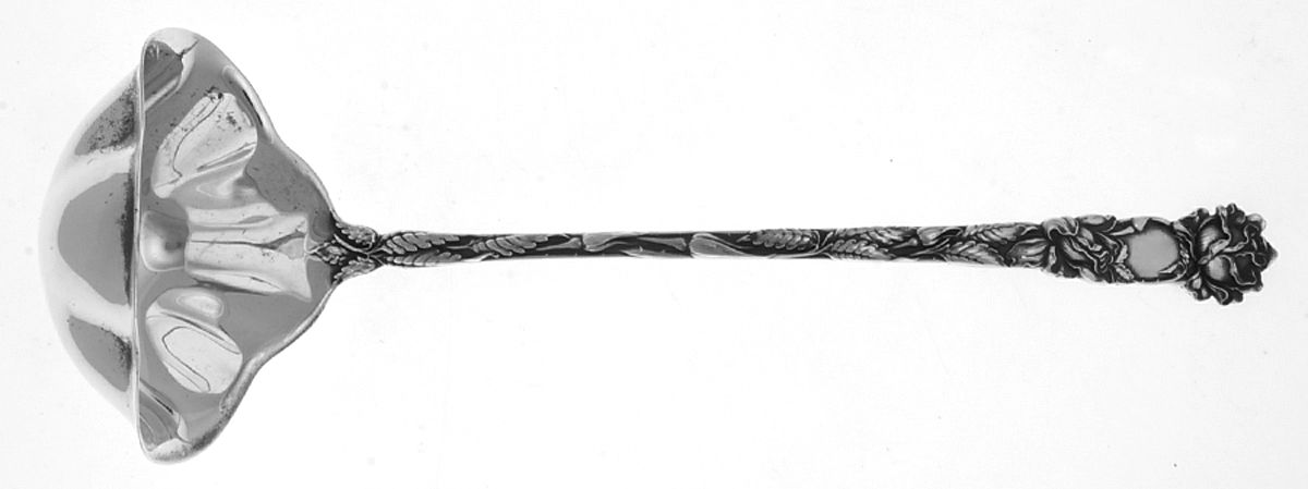 Bridal Rose (Sterling, 1903) Bouillon Ladle by Alvin-1
