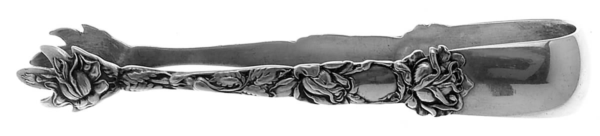 Bridal Rose (Sterling, 1903) Small Sugar Tongs by Alvin-1