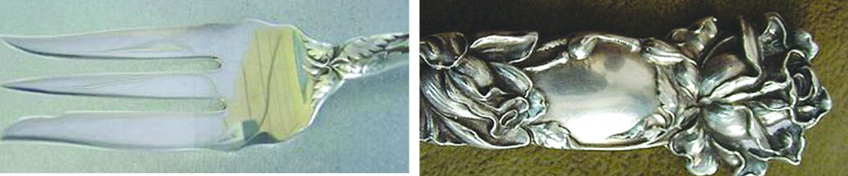 Bridal Rose (Sterling, 1903) Individual Pie Fork by Alvin-1