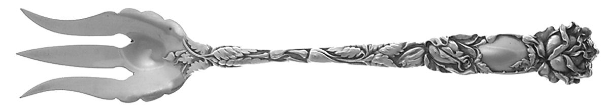 Bridal Rose (Sterling, 1903) Old Style Pickle Fork by Alvin-1