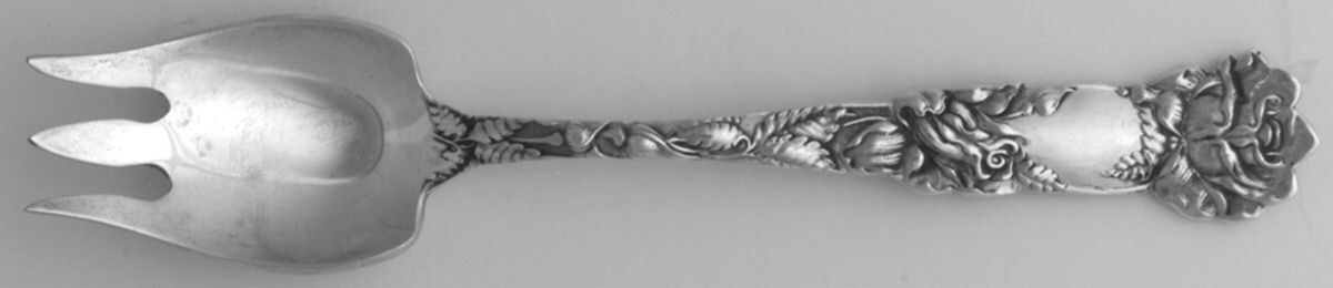 Bridal Rose (Sterling, 1903) Ice Cream Fork by Alvin-1