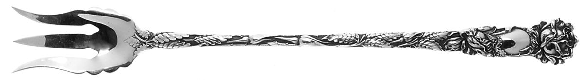 Bridal Rose (Sterling, 1903) Long Handle Olive Fork by Alvin-1
