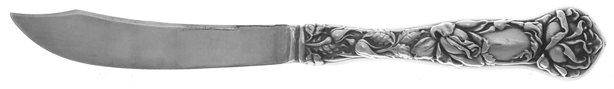 Bridal Rose (Sterling, 1903) Individual Fruit Knife with Silverplate Blade by Alvin-1