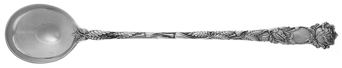 Bridal Rose (Sterling, 1903) Long Handle Chocolate Muddler Spoon by Alvin-1
