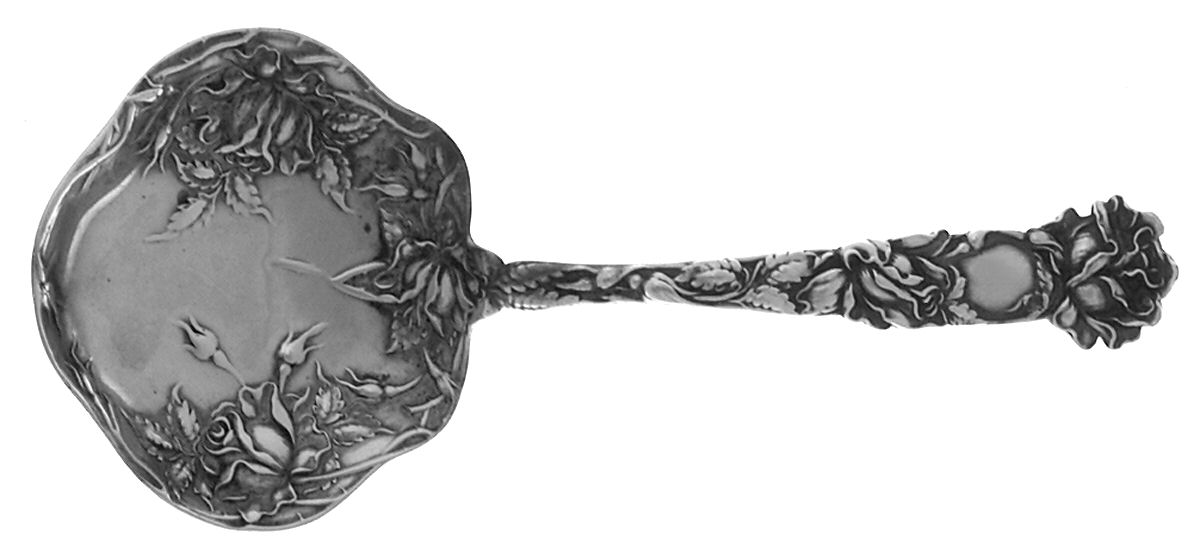 Bridal Rose (Sterling, 1903) Solid Bon Bon Spoon by Alvin-1