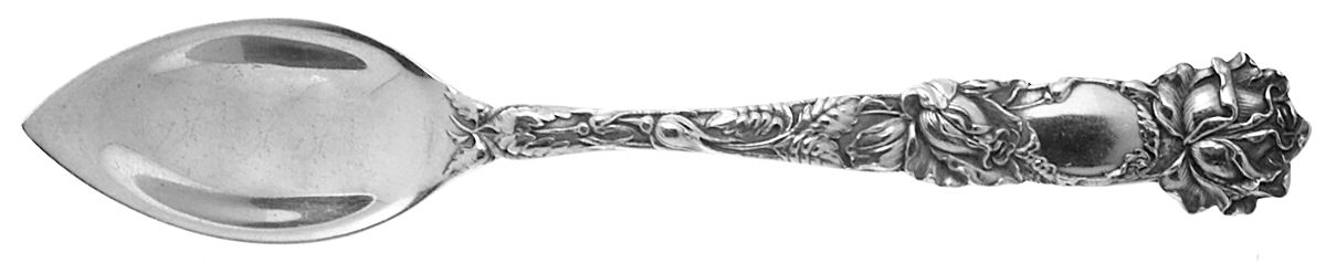 Bridal Rose (Sterling, 1903) Fruit/Orange Spoon by Alvin-1