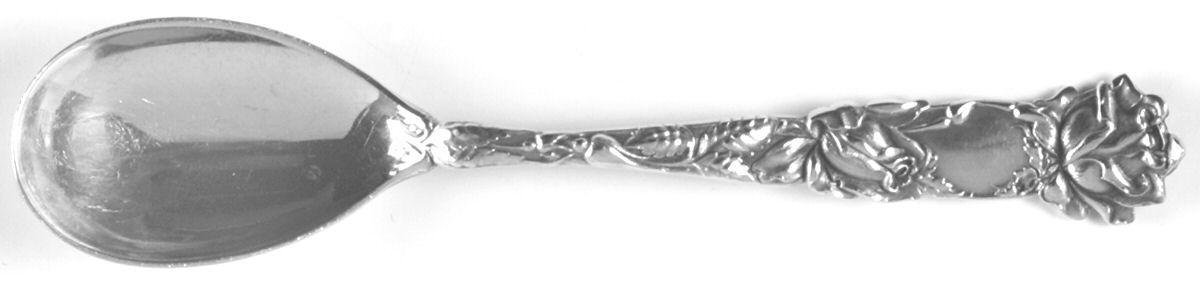 Bridal Rose (Sterling, 1903) Egg Spoon by Alvin-1