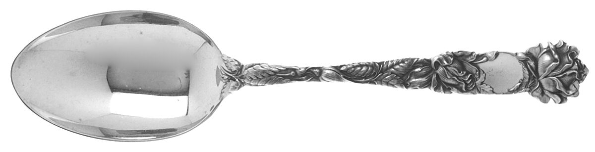 Bridal Rose (Sterling, 1903) Tablespoon (Serving Spoon) by Alvin-1