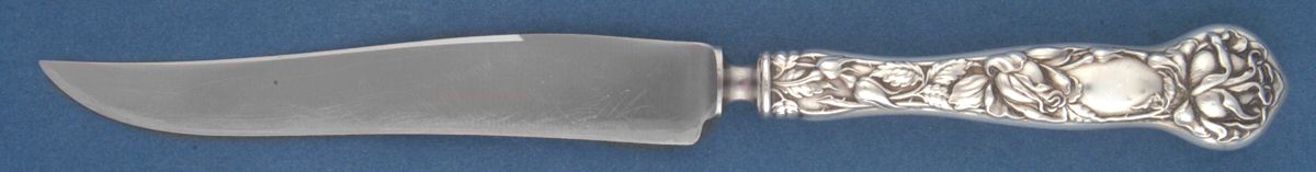 Bridal Rose (Sterling, 1903) Small Steak Carving Knife with Stainless Blade by Alvin-1