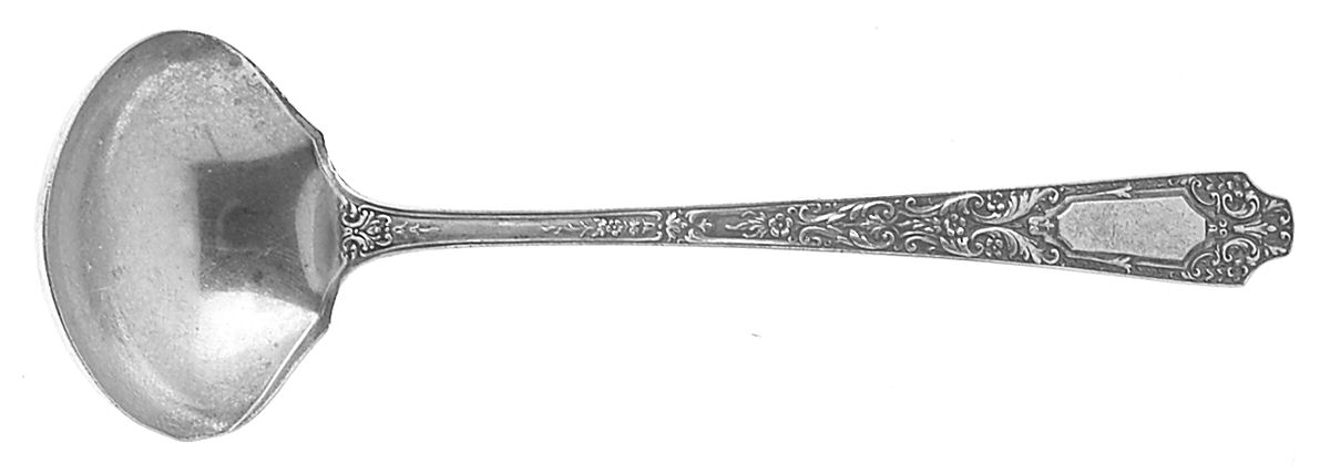 Cellini (Sterling, 1929, No Monograms) Solid Piece Cream Ladle by Alvin-1