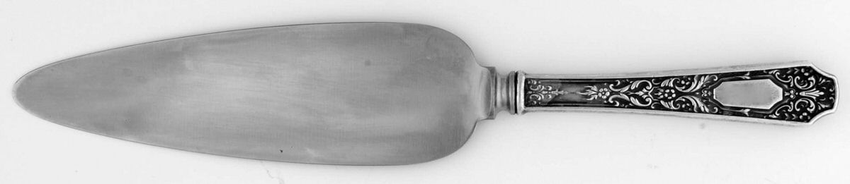 Cellini (Sterling, 1929, No Monograms) Pie Server with Stainless Blade by Alvin-1