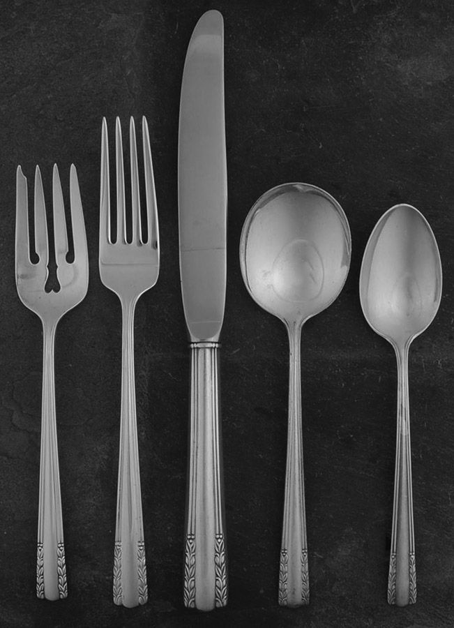 Chapel Bells (Sterling, 1939) 40 Piece Estate Set by Alvin-1