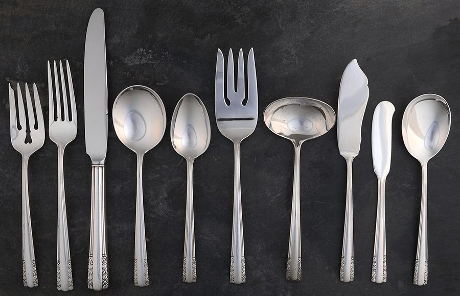 Chapel Bells (Sterling, 1939) 53 Piece Set by Alvin-1