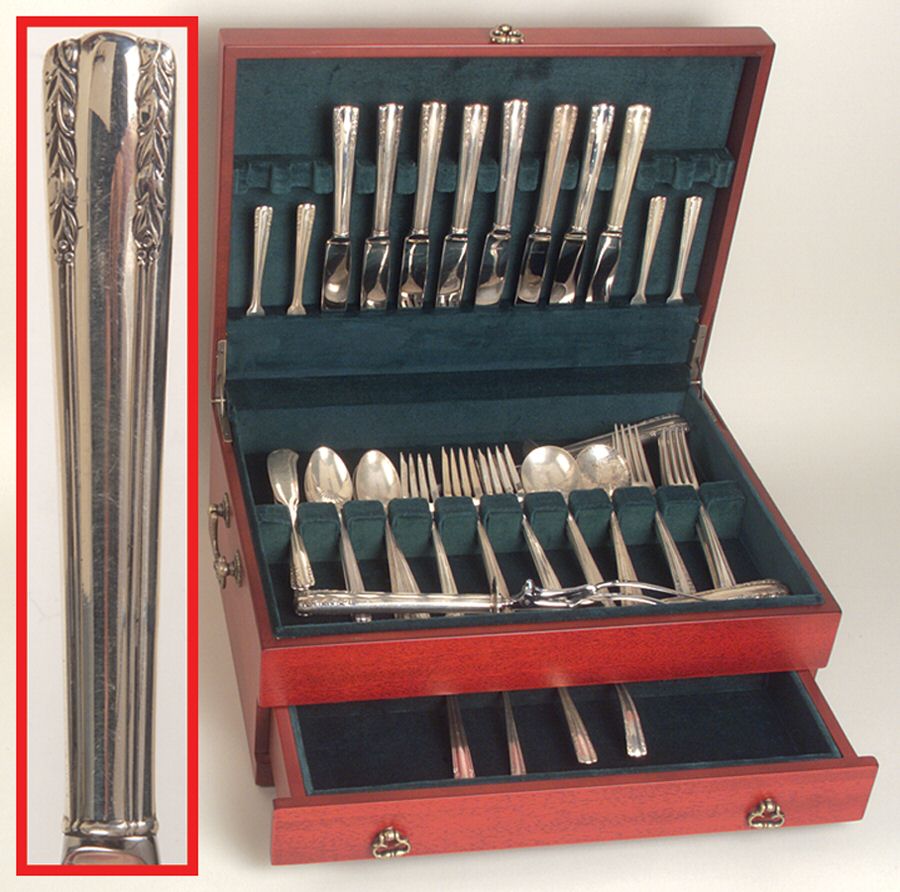 Chapel Bells (Sterling, 1939) 55 Piece Set by Alvin-1