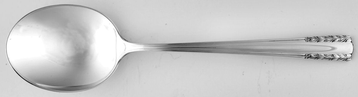 Chapel Bells (Sterling, 1939) Round Bowl Soup Spoon (Gumbo) by Alvin-1