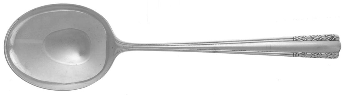 Chapel Bells (Sterling, 1939) Round Bowl Soup Spoon (Bouillon) by Alvin-1
