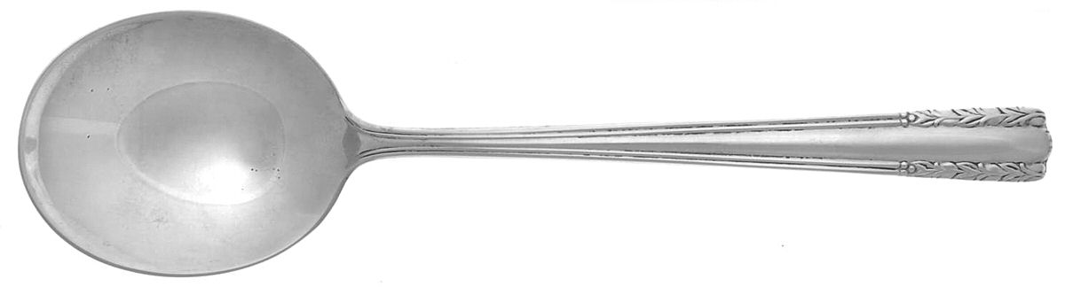 Chapel Bells (Sterling, 1939) Round Bowl Soup Spoon (Cream Soup) by Alvin-1