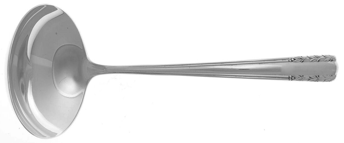 Chapel Bells (Sterling, 1939) Solid Gravy Ladle by Alvin-1