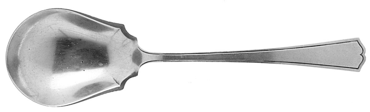 Chippendale-New (Sterling, 1920) Small Solid Berry/Casserole Spoon by Alvin-1