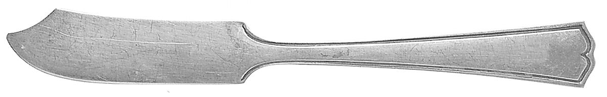 Chippendale-New (Sterling, 1920) Flat Handle Butter Spreader by Alvin-1