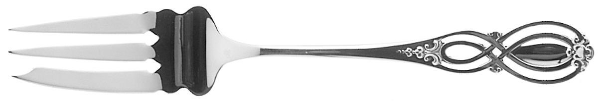 Chippendale-Old (Sterling, 1900) Individual Pie Fork by Alvin-1