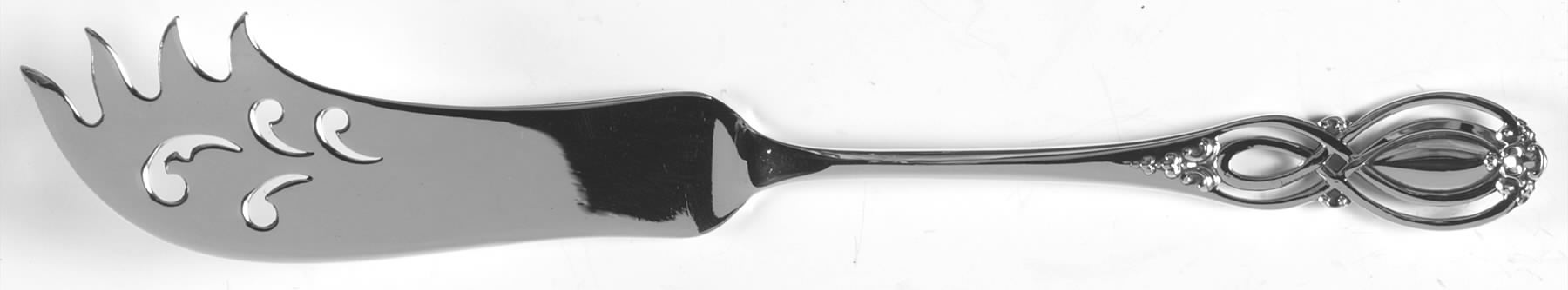 Chippendale-Old (Sterling, 1900) Solid Serving Cheese Knife by Alvin-1
