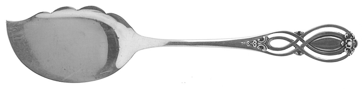 Chippendale-Old (Sterling, 1900) Large Solid Jelly Server by Alvin-1
