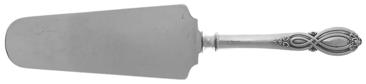 Chippendale-Old (Sterling, 1900) Pie Server with Silverplate Blade by Alvin-1