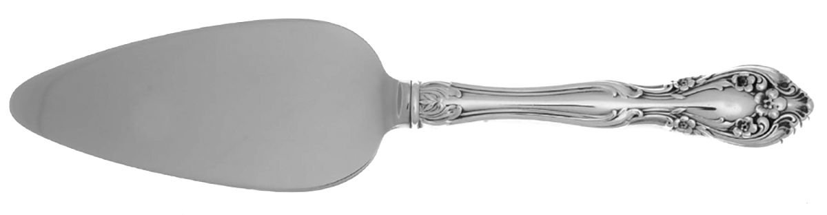 Chateau Rose (Sterling, 1940, No Monograms) Cheese Server with Stainless Blade by Alvin-1