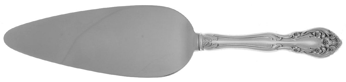 Chateau Rose (Sterling, 1940, No Monograms) Pie Server with Stainless Blade by Alvin-1