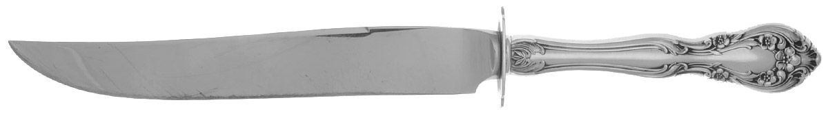 Chateau Rose (Sterling, 1940, No Monograms) Small Steak Carving Knife with Stainless Blade by Alvin-1