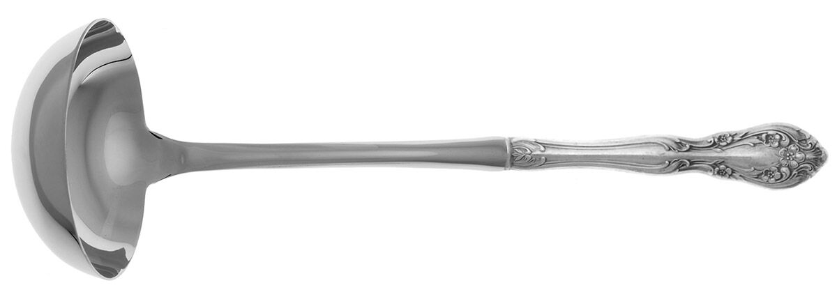 Chateau Rose (Sterling, 1940, No Monograms) Soup Ladle with Stainless Bowl HC by Alvin-1