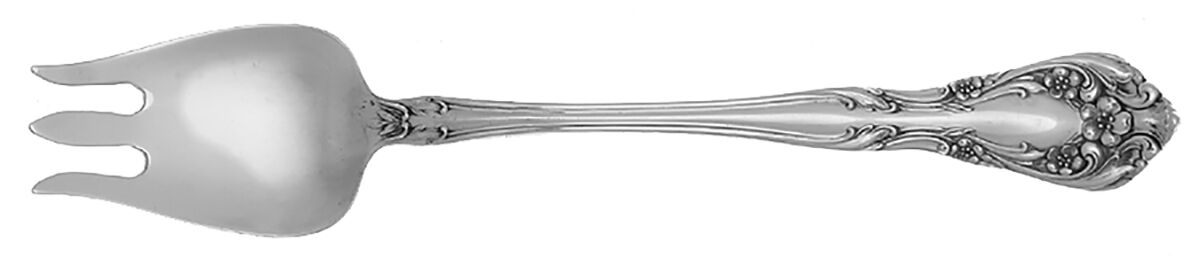 Chateau Rose (Sterling, 1940, No Monograms) Ice Cream Fork by Alvin-1
