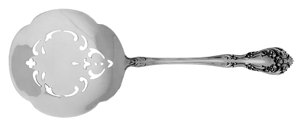 Chateau Rose (Sterling, 1940, No Monograms) Tomato Server, Solid Piece by Alvin-1