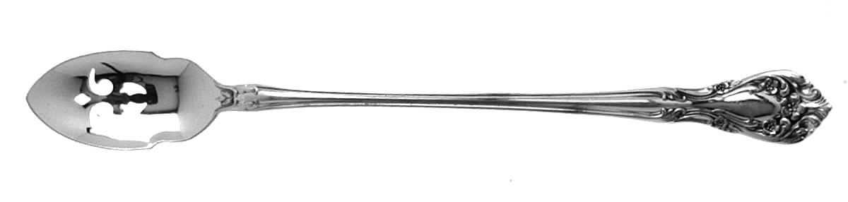 Chateau Rose (Sterling, 1940, No Monograms) Olive Spoon Long Handle HC by Alvin-1