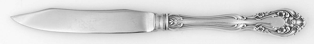 Chateau Rose (Sterling, 1940, No Monograms) Individual Fruit Knife with Stainless Blade by Alvin-1