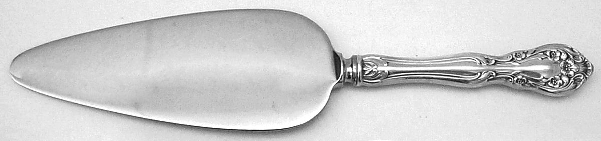 Chateau Rose (Sterling, 1940, No Monograms) Pie Server with Stainless Blade by Alvin-1