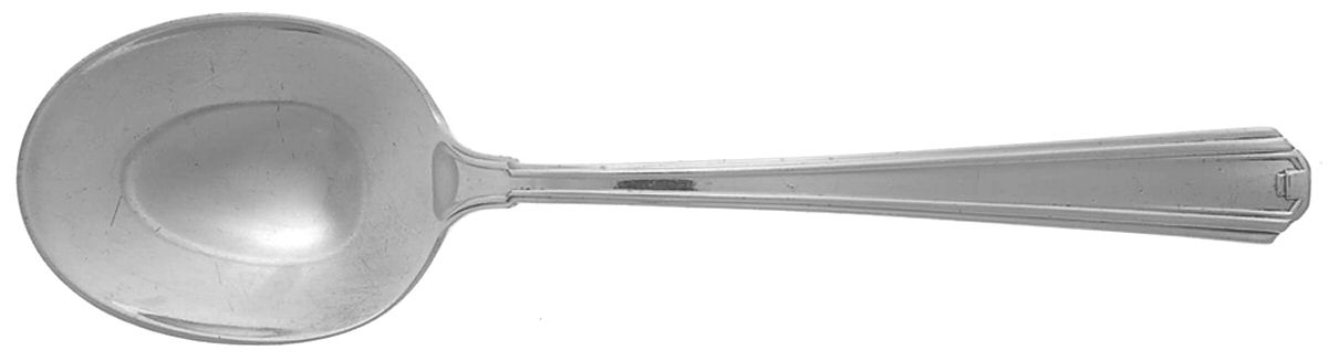 Dawn (Silverplate, 1929) Round Bowl Soup Spoon (Gumbo) by Alvin-1