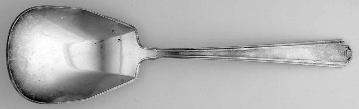 Dawn (Silverplate, 1929) Solid Smooth Casserole Spoon by Alvin-1