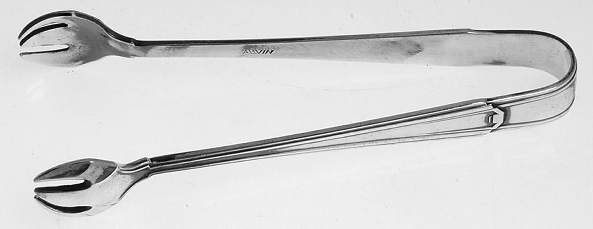 Dawn (Silverplate, 1929) Sugar Tongs by Alvin-1