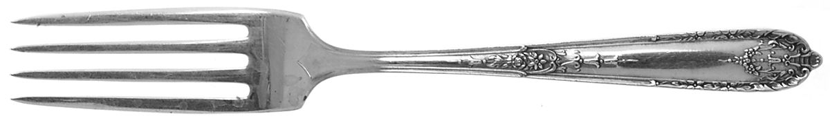 Della Robbia (Sterling, 1922, No Monograms) Fork by Alvin-1