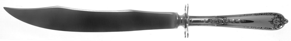 Della Robbia (Sterling, 1922, No Monograms) Small Steak Carving Knife with Stainless Blade by Alvin-1