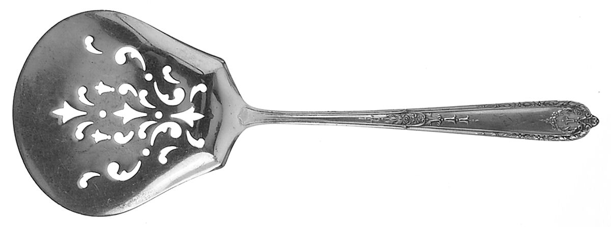 Della Robbia (Sterling, 1922, No Monograms) Tomato Server, Solid Piece by Alvin-1