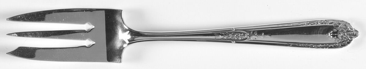 Della Robbia (Sterling, 1922, No Monograms) Individual Pie Fork by Alvin-1