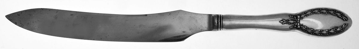 Diana (Silverplate, 1910) Large Stainless Blade Roast Carving Knife by Alvin-1