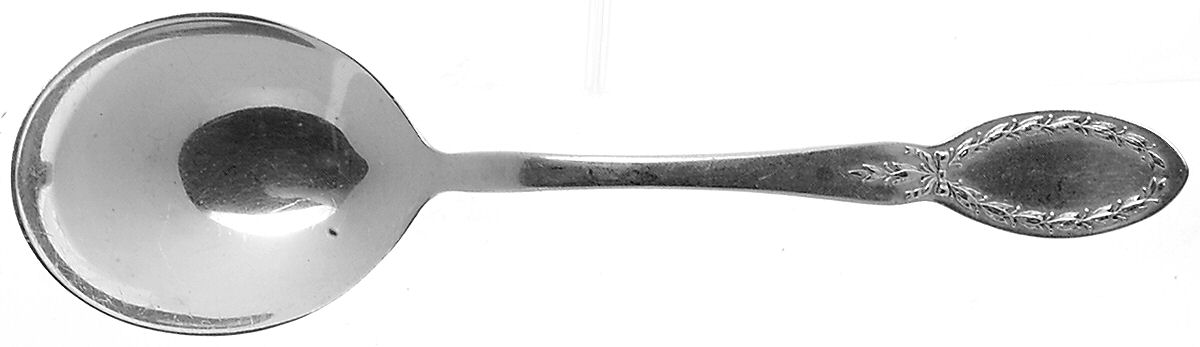 Diana (Silverplate, 1910) Round Bowl Soup Spoon (Cream Soup) by Alvin-1