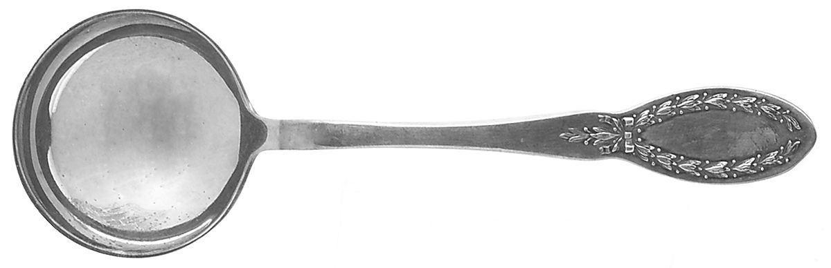 Diana (Silverplate, 1910) Round Bowl Soup Spoon (Bouillon) by Alvin-1