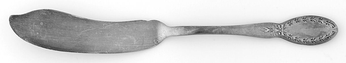 Diana (Silverplate, 1910) Flat Handle Master Butter Knife by Alvin-1