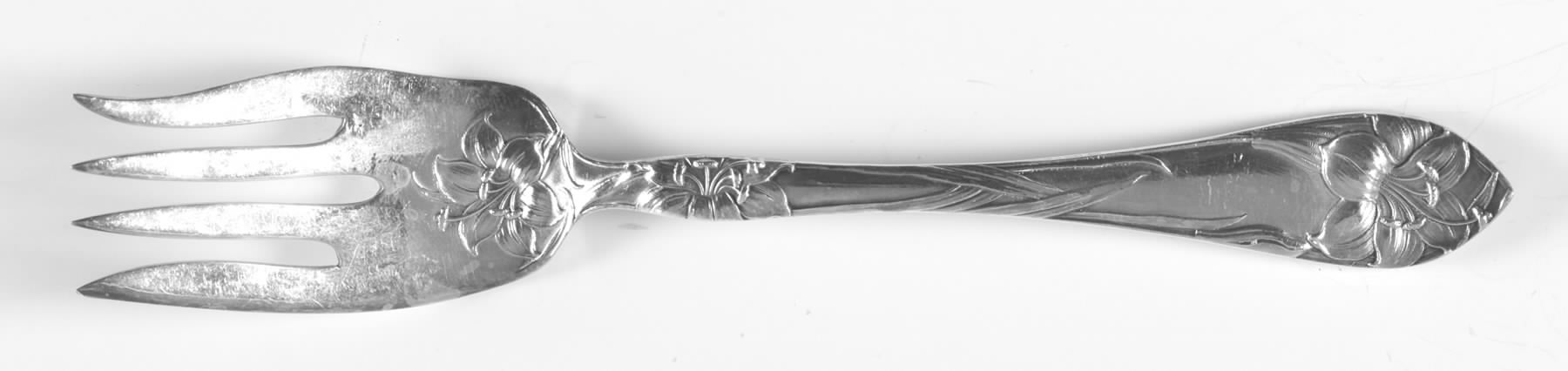 Easter Lily (Silverplate, 1907) Individual Salad Fork by Alvin-1