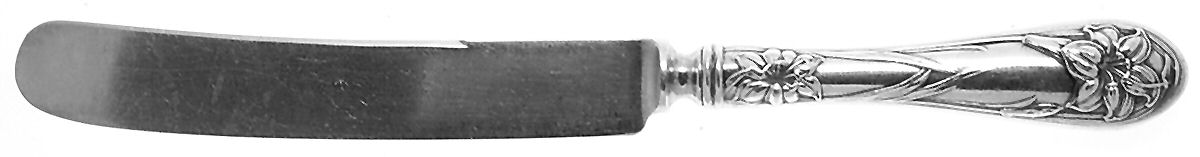 Easter Lily (Silverplate, 1907) Old French Hollow Knife with Bolster by Alvin-1